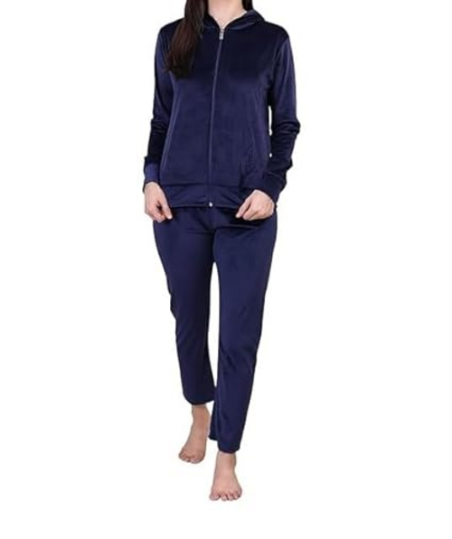 Women's Hooded Woolen Winter Night Suits for Women Size 28,30,32 Color