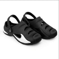 Mens Soft Quality Clogs with Hand Panted color (Black & White ,7K)