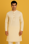 Stylish Men’s Ethnic Kurta | Light Beige | L