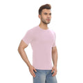 Mens Cotton Solid Regular Fit Round Neck Half Sleeves T-Shirt
