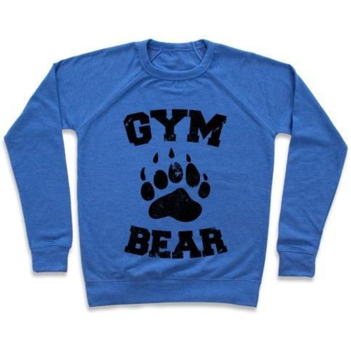 GYM BEAR CREWNECK SWEATSHIRT