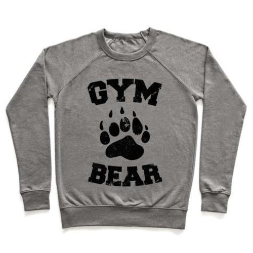 GYM BEAR CREWNECK SWEATSHIRT