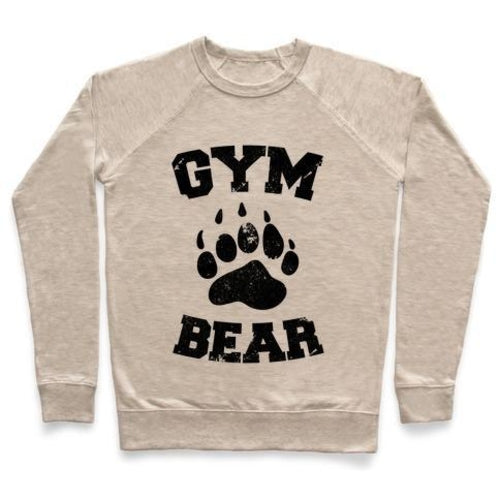 GYM BEAR CREWNECK SWEATSHIRT