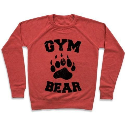GYM BEAR CREWNECK SWEATSHIRT