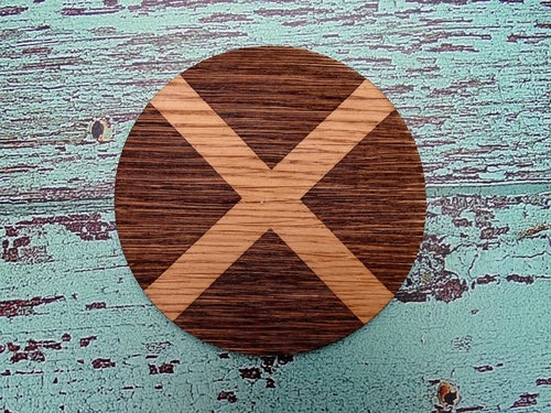 Patriotic Scotland Coasters, Scottish Gifts,Scotland Flag, Oak