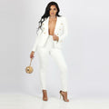 Women's Suits & Blazers Single Breasted Elegant Autumn Spring Solid