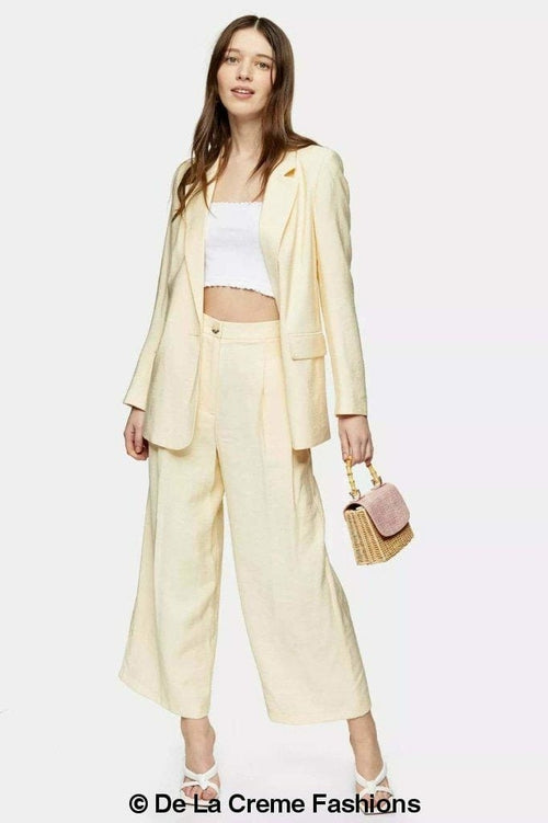 Topshop Womens Single Breasted Blazer & Trouser 2 Piece Suit