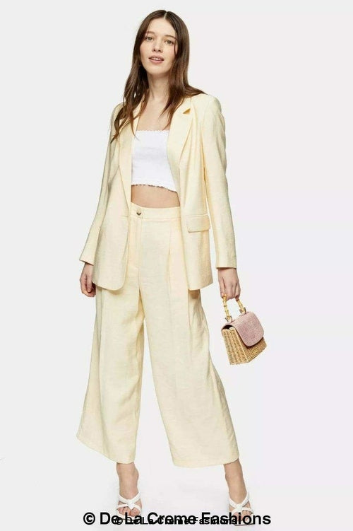Topshop Womens Single Breasted Blazer & Trouser 2 Piece Suit